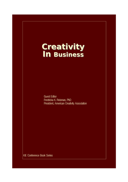 Creativity in Business 2014.Pdf