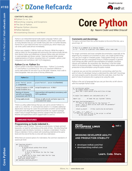 Core Python ❱ Python Operators By: Naomi Ceder and Mike Driscoll ❱ Instantiating Classes