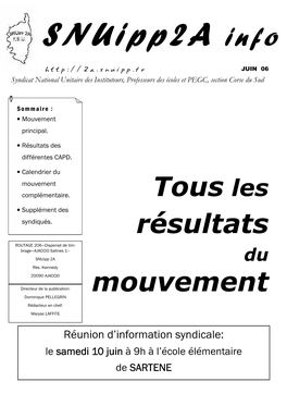 Bulletin Juin 06