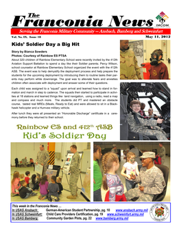 Franconia News … in USAG Ansbach: German-American Student Partnership, Pg