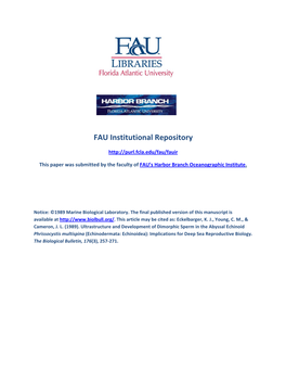 FAU Institutional Repository