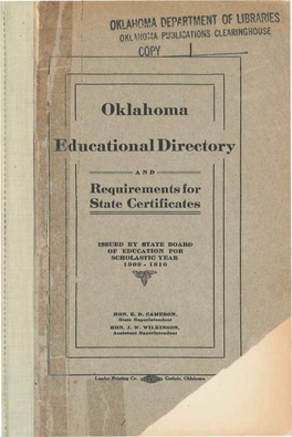 Oklahoma Mdideational Directory