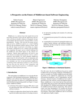 A Perspective on the Future of Middleware-Based Software Engineering