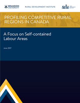 Profiling Competitive Rural Regions in Canada
