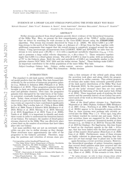 Arxiv:2104.09523V2 [Astro-Ph.GA] 20 Jul 2021