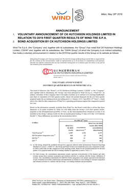 Carta Intestata Wind Tre S.P.A