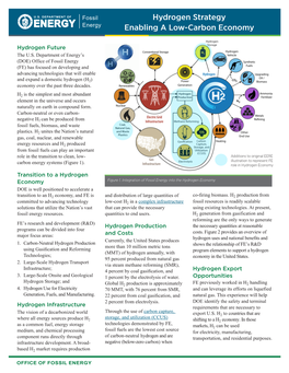 Hydrogen Strategy Enabling a Low-Carbon Economy