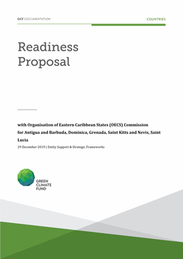 (OECS) Commission for Antigua and Barbuda, Dominica, Grenada, Saint Kitts and Nevis, Saint Lucia 29 December 2019 | Entity Support & Strategic Frameworks