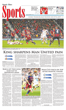 King Sharpens Man United Pain