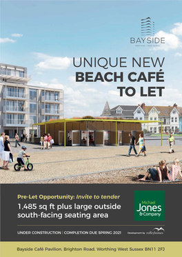 Unique New Beach Café to Let