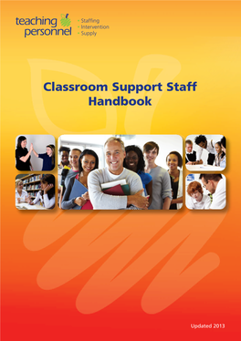 Classroom Support Staff Handbook