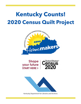 2020 Census Quilt Booklet