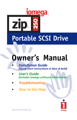 EN362000 Zip SCSI Manual