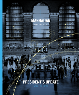 Manhattan Institute's President's Update | Year-End 2019