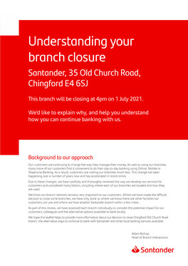 Chingford Closure GENH2024IAFEB21H