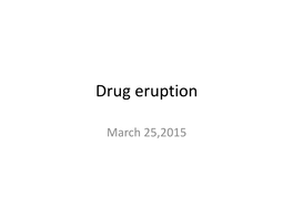 Drug Eruption