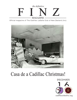 Casa De a Cadillac Christmas! DECEMBER 1 6