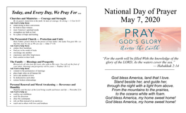 National Day of Prayer May 7, 2020