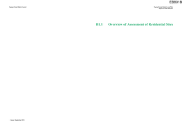 Appendix B1.1 – Overview of Assessment