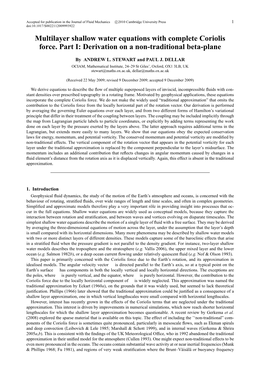 Multilayer Shallow Water Equations with Complete Coriolis Force. Part I: Derivation on a Non-Traditional Beta-Plane