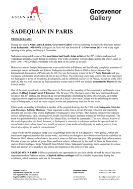 Sadequain in Paris