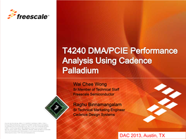 Freescale Qoriq P4080 DMA-DDR Performance Analysis