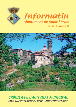 Informatiu Ajuntament De Rupit I Pruit