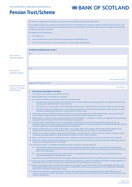 Pension Trust/Scheme