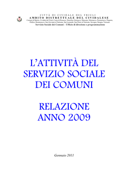 Relazione Ambito 2009