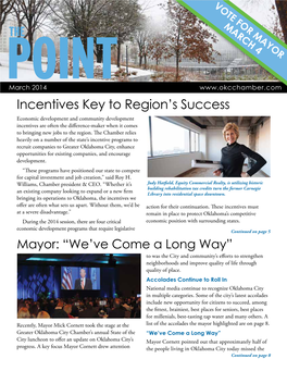 Incentives Key to Region's Success