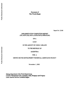 World Bank Document