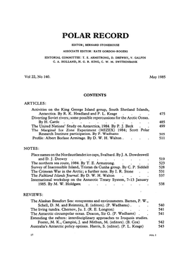 Polar Record