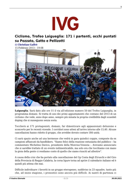 Il Vostro Giornale - 1 / 3 - 30.09.2021 2