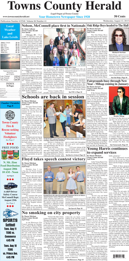 TC Herald Front Page