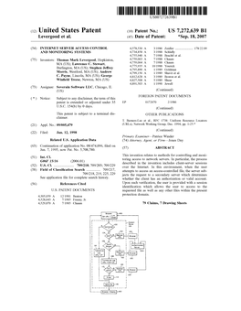 C12) United States Patent (10) Patent No.: US 7,272,639 Bl Levergood Et Al