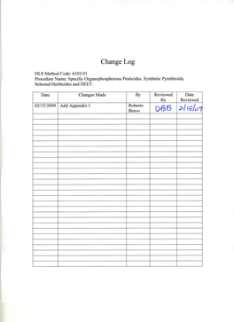 Laboratory Procedure Manual