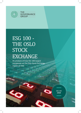 ESG 100 Oslo Stock Exchange Report