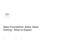 Visiting Qatar and Qatar Foundation
