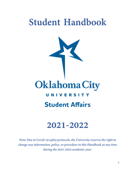 Student Handbook 2021-2022