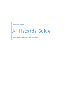 Lee County All Hazard Guide