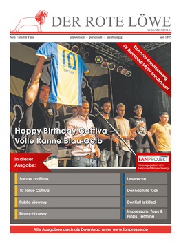 Der Rote Löwe Ausgabe 3/2014-15