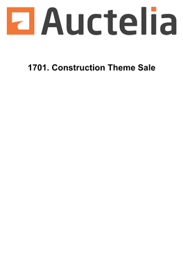 1701. Construction Theme Sale