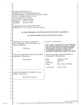 Bay Area Council Amicus Brief in Support Of