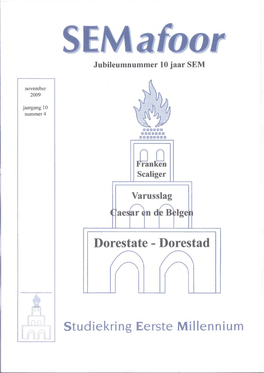 Studiekring Eerste Millennium Semafoor ISSN 1567 - 5203