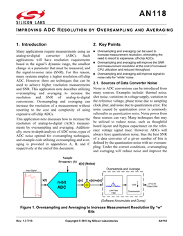 AN118: Improving ADC Resolution by Oversampling and Averaging