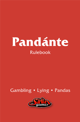 Pandánte Rulebook