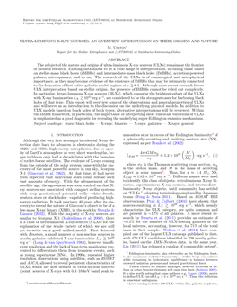 Ultra-Luminous X-Ray Sources: an Overview of Discussion on Their Origins and Nature M