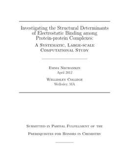 Investigating the Structural Determinants of Electrostatic Binding Among Protein-Protein Complexes: a Systematic, Large-Scale Computational Study