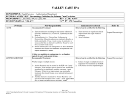 Dermatology Guidelin