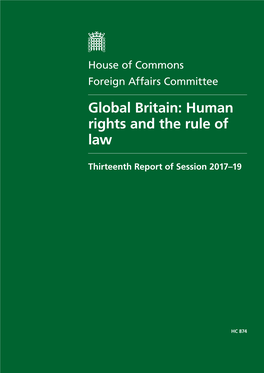 Human Rights and the Rule of Law